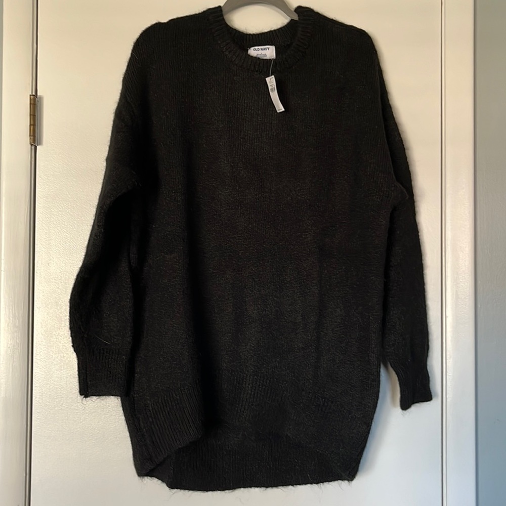 Oversized Cozy Plush-Yarn Cocoon Sweater NWT